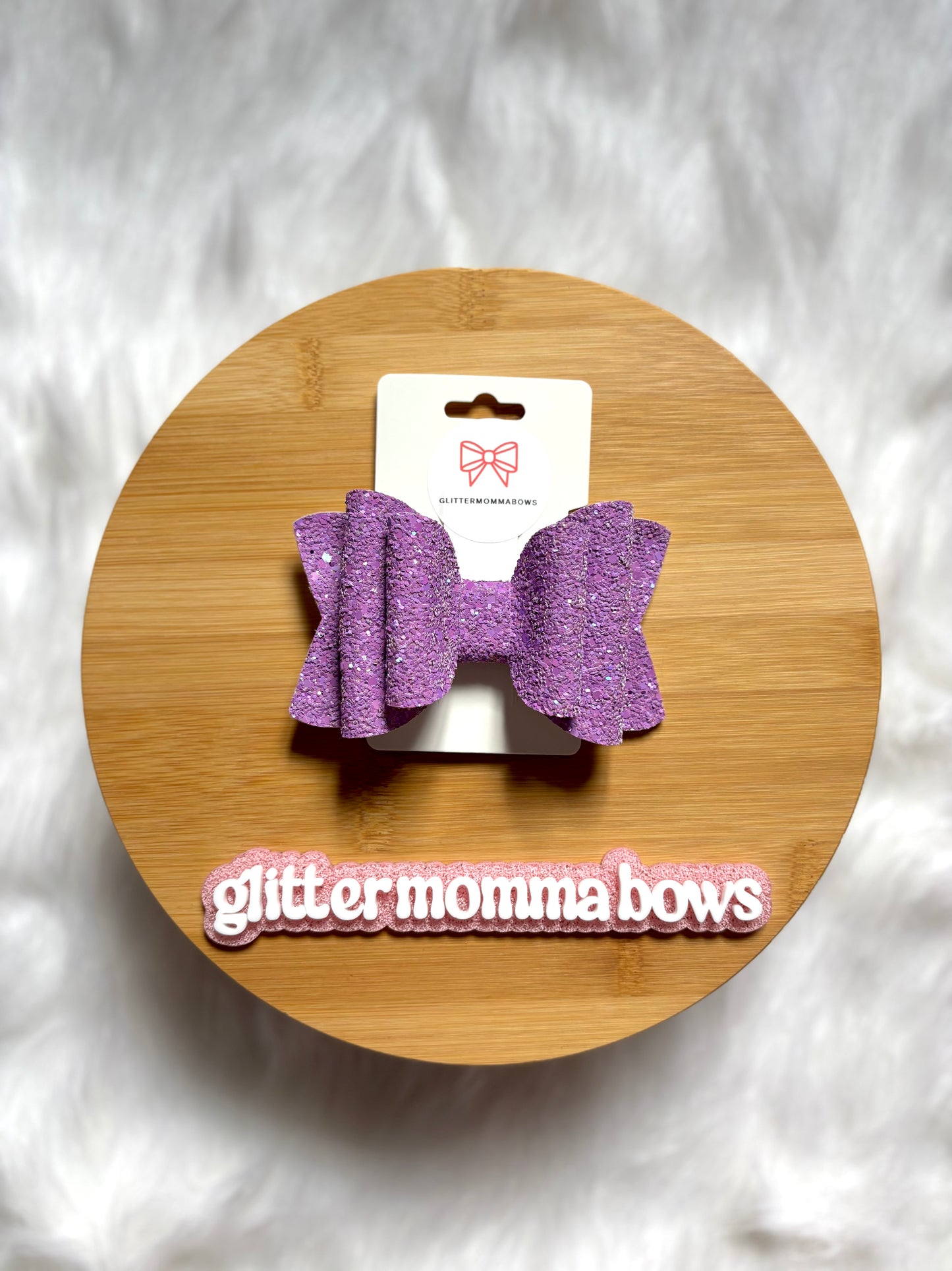 Lavender Purple Bow
