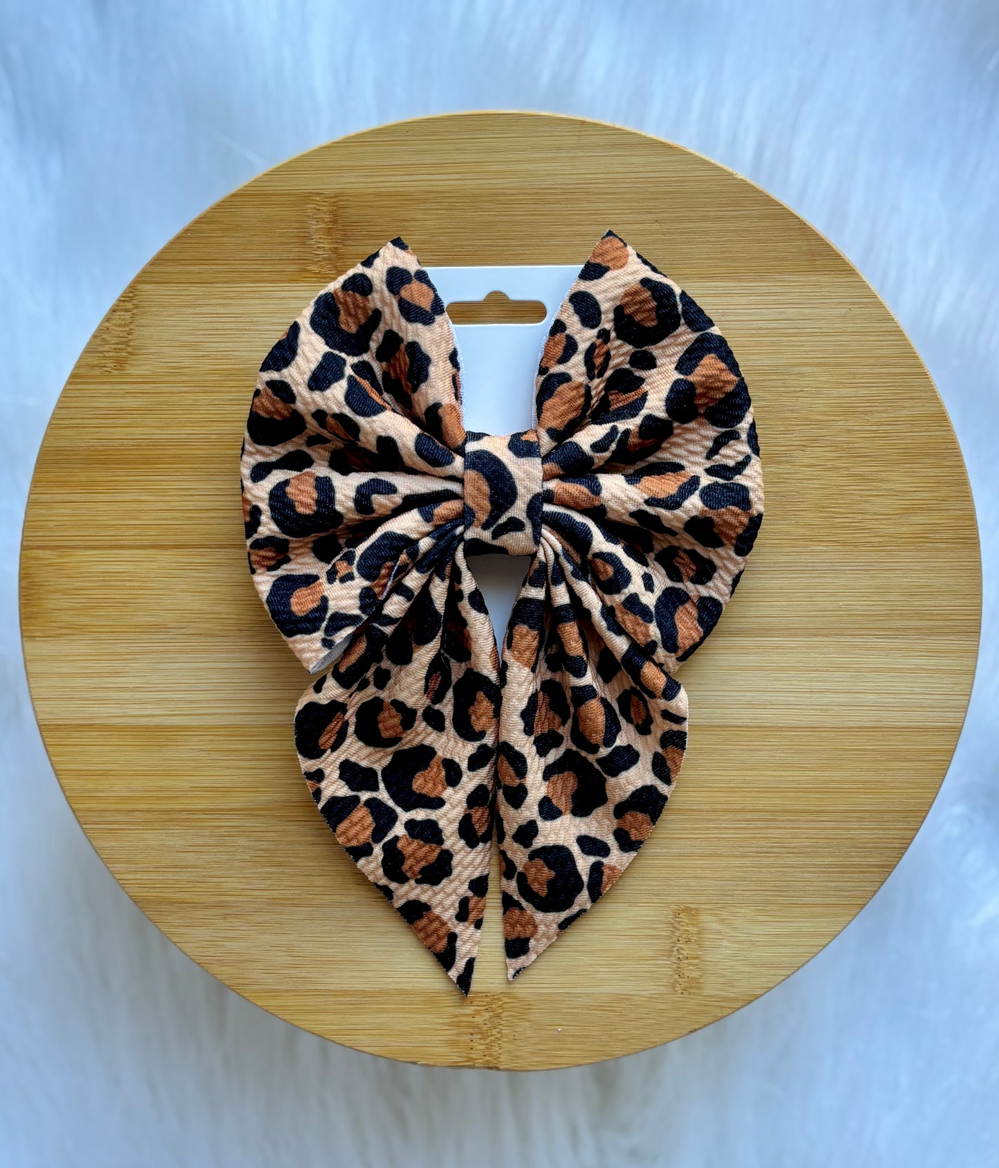 The "Wild Side" Leopard Sailor Bow