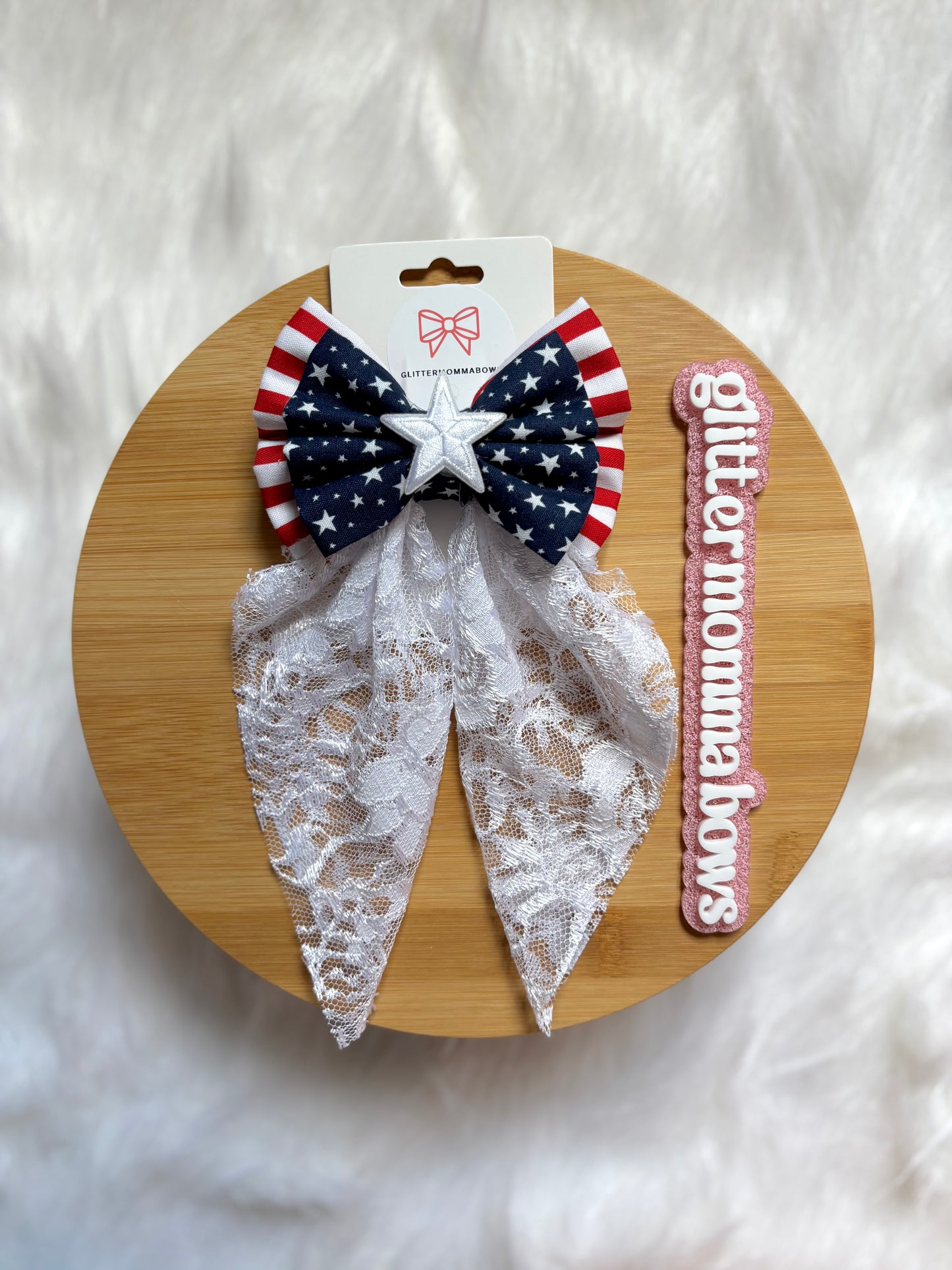 USA Lace Bow
