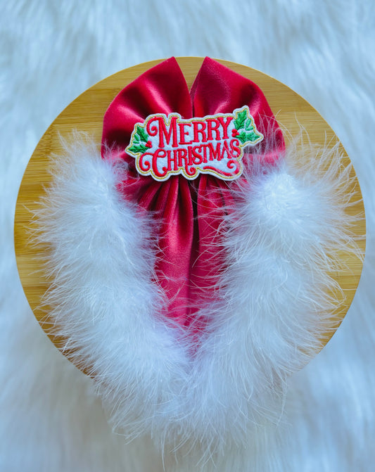 Merry Christmas Velvet Bow