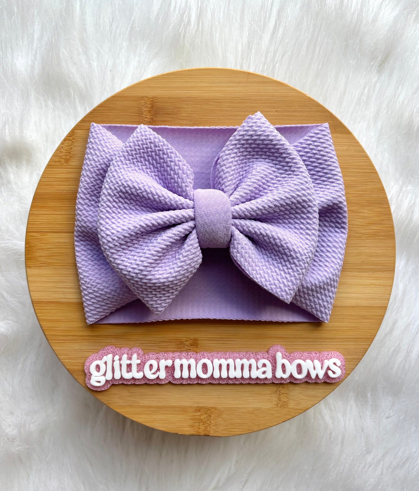 Solid Color Newborn Baby Head Wrap With Bow