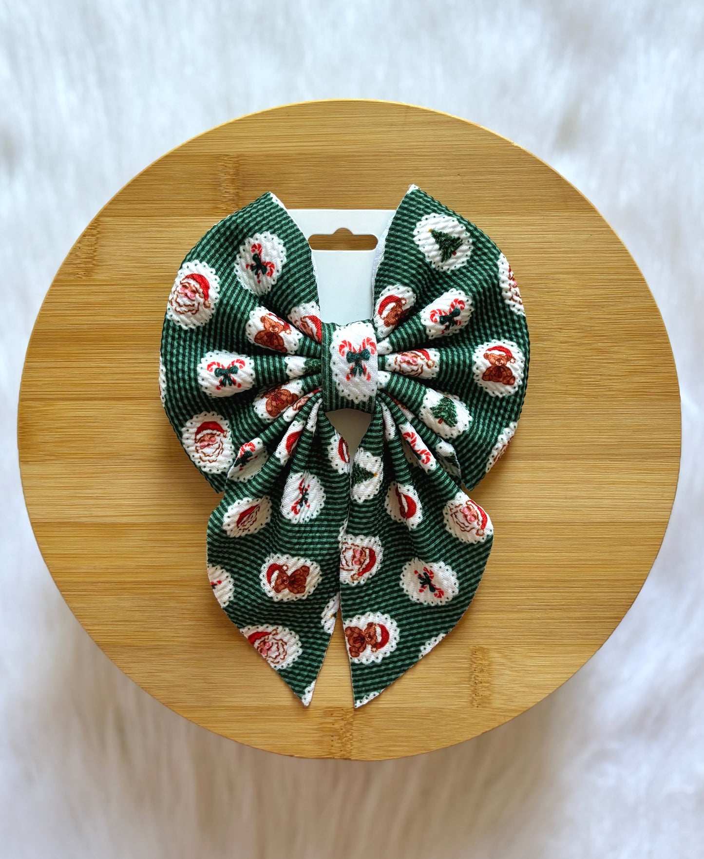 🎄 Holiday Classic Santa Bow 🎄