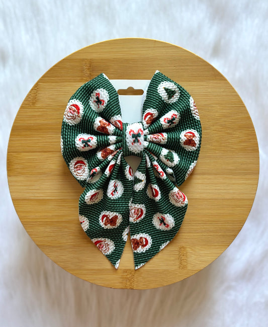 🎄 Holiday Classic Santa Bow 🎄
