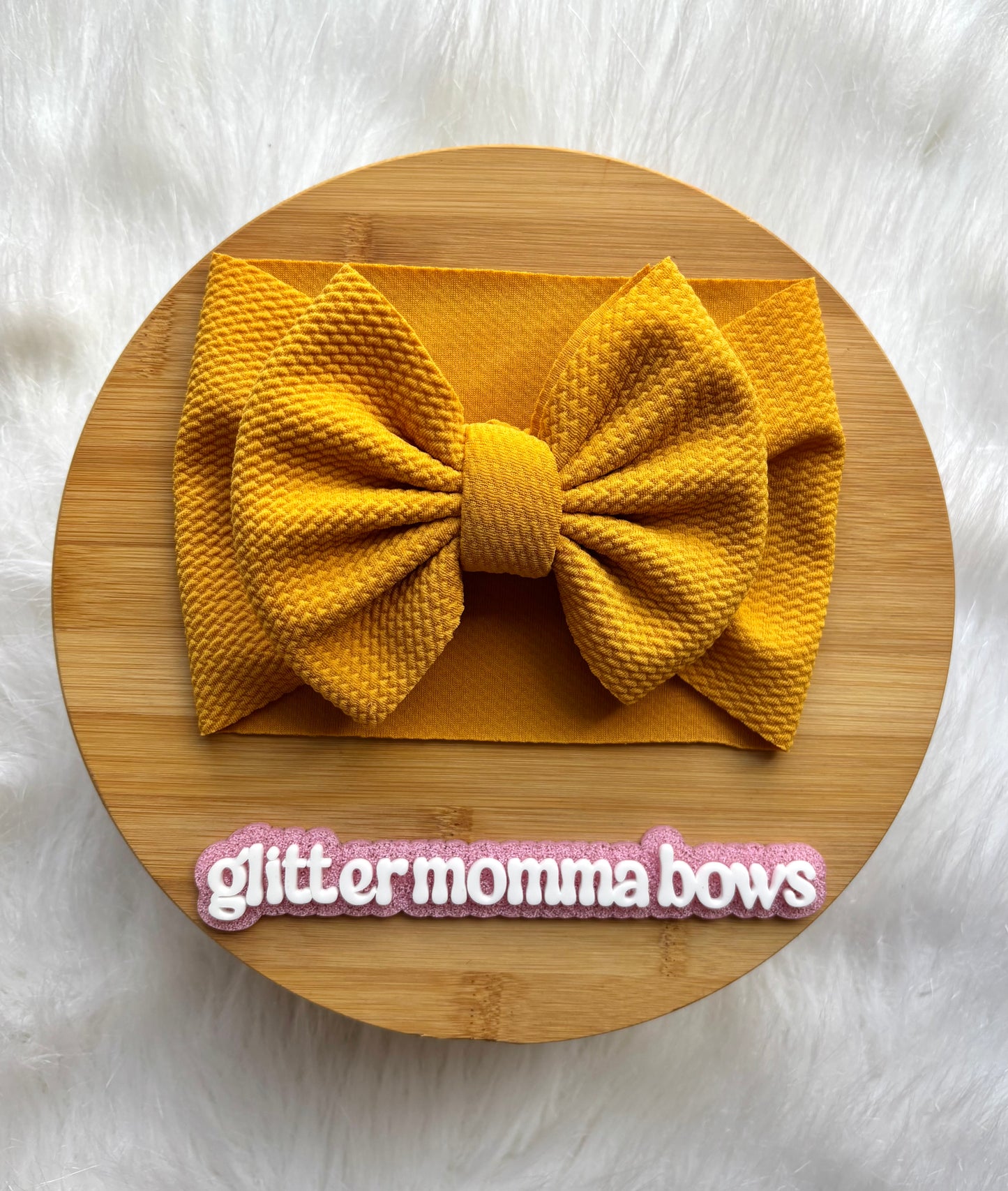 Solid Color Newborn Baby Head Wrap With Bow