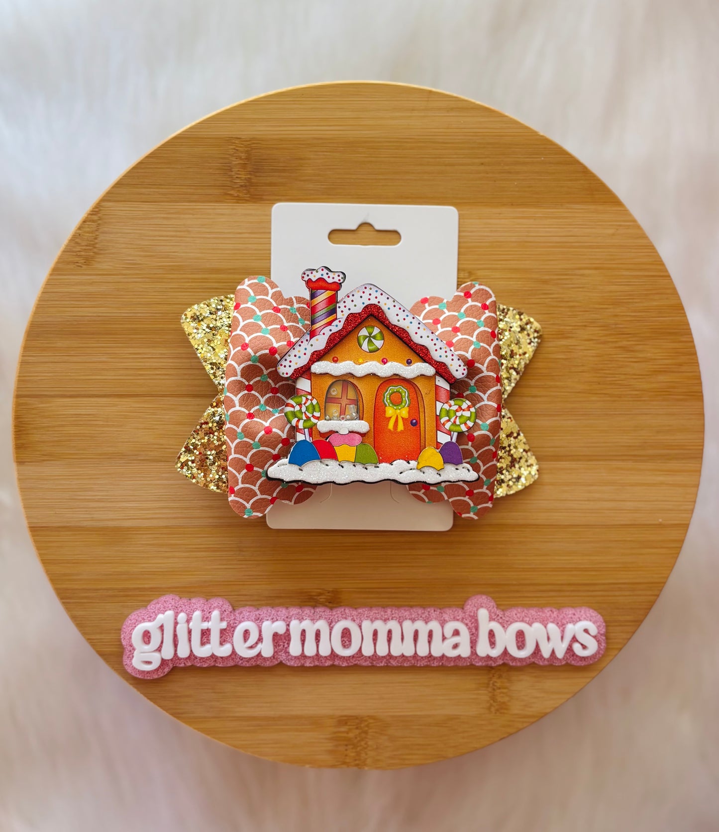 Gingerbread Shaker Bow