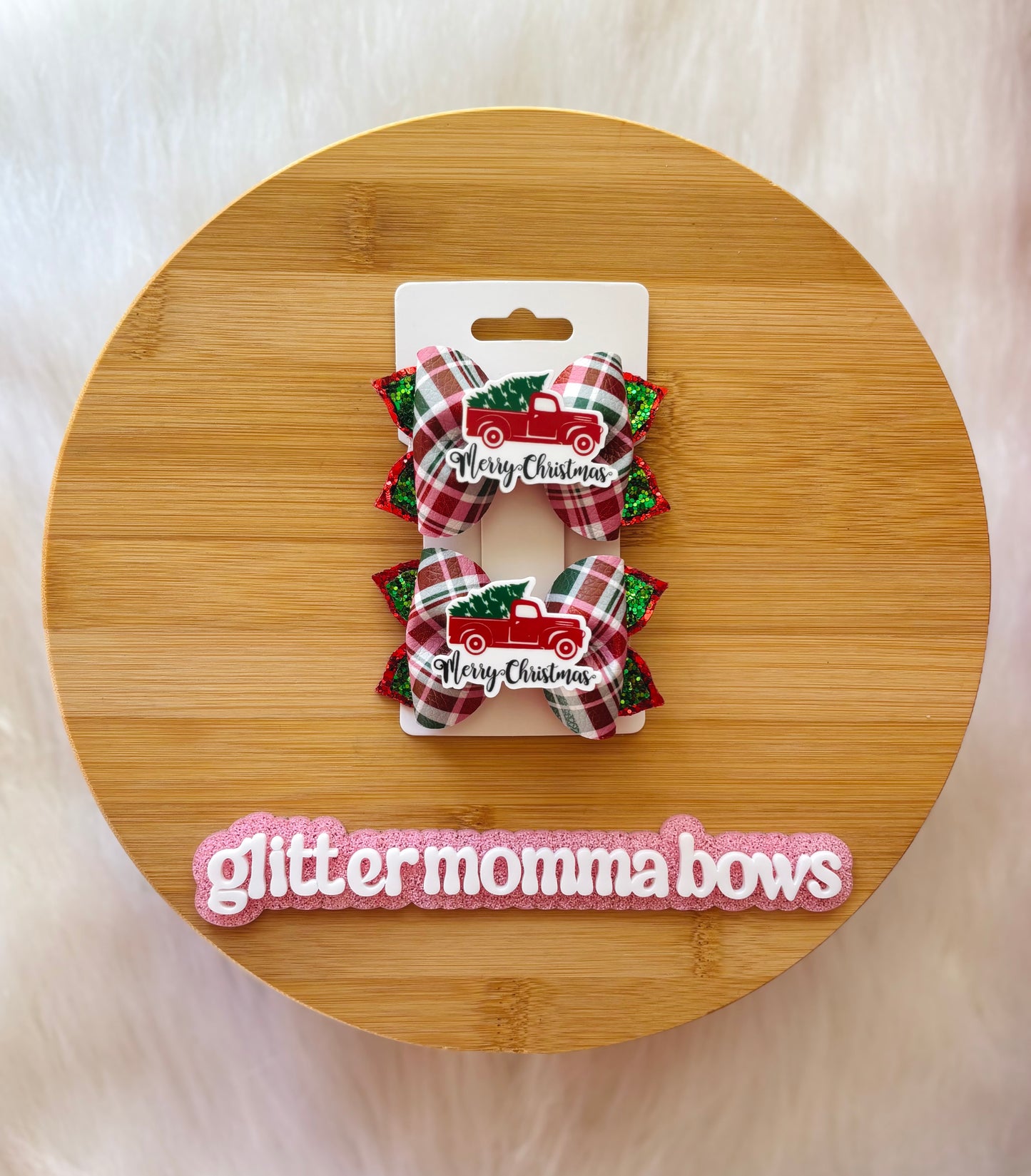 Merry Christmas Piggie Bows 🎄