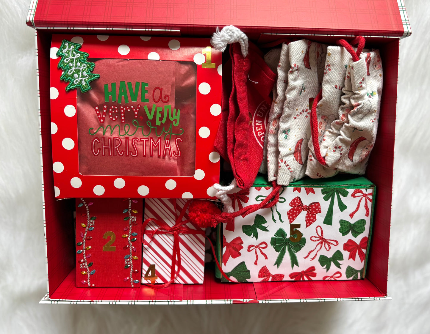 12 Days of Christmas Bow Box