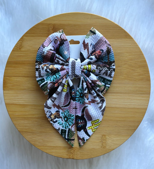 Desert Soul | Western Longhorn Sailor Bow