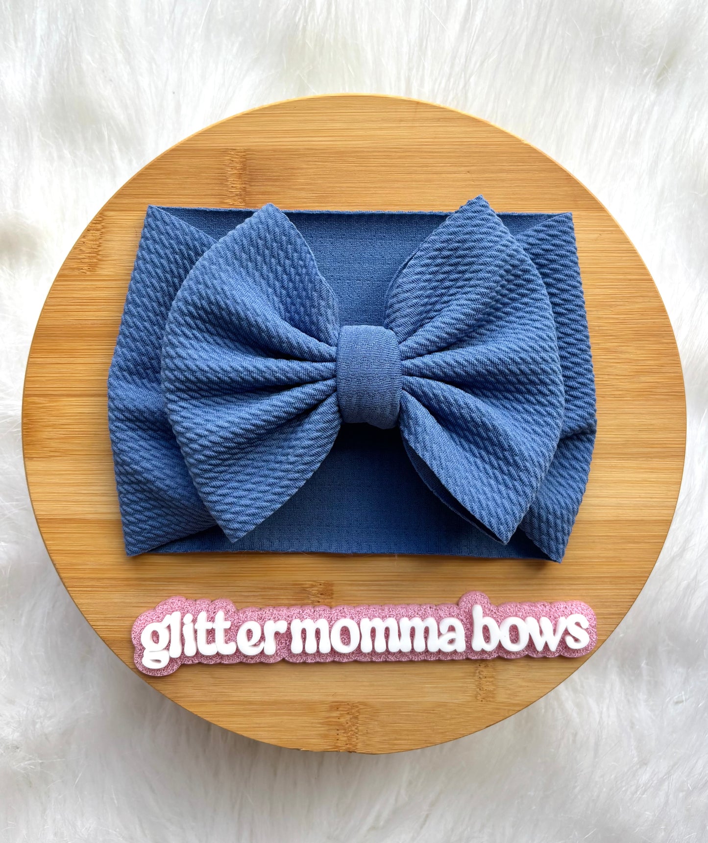 Solid Color Newborn Baby Head Wrap With Bow